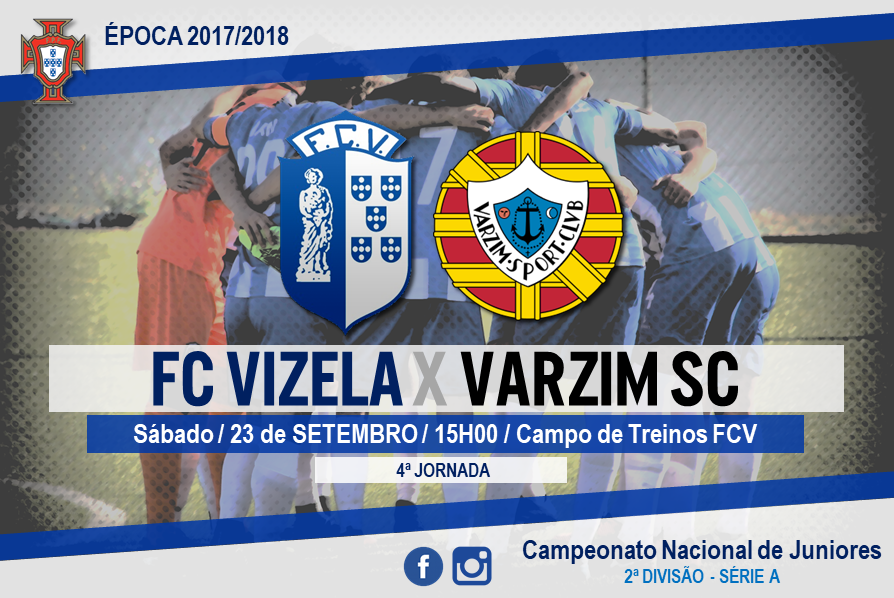 Sub-19 recebem Varzim na estreia do novo sintético