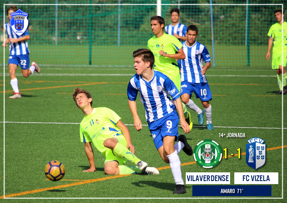 Sub-17 empatam em Vila Verde e complicam contas