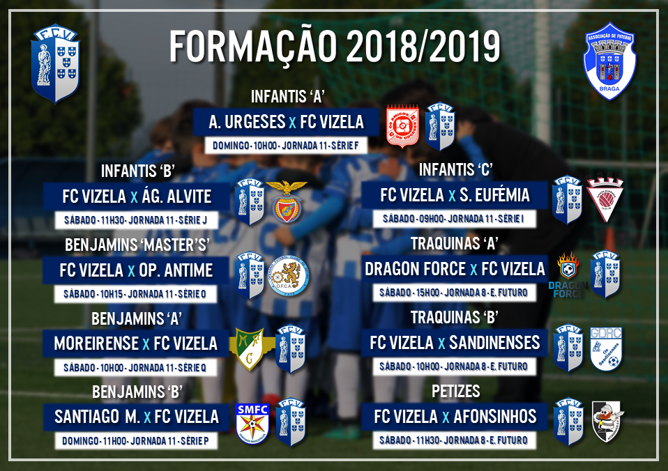 Agenda desportiva dos mais novos