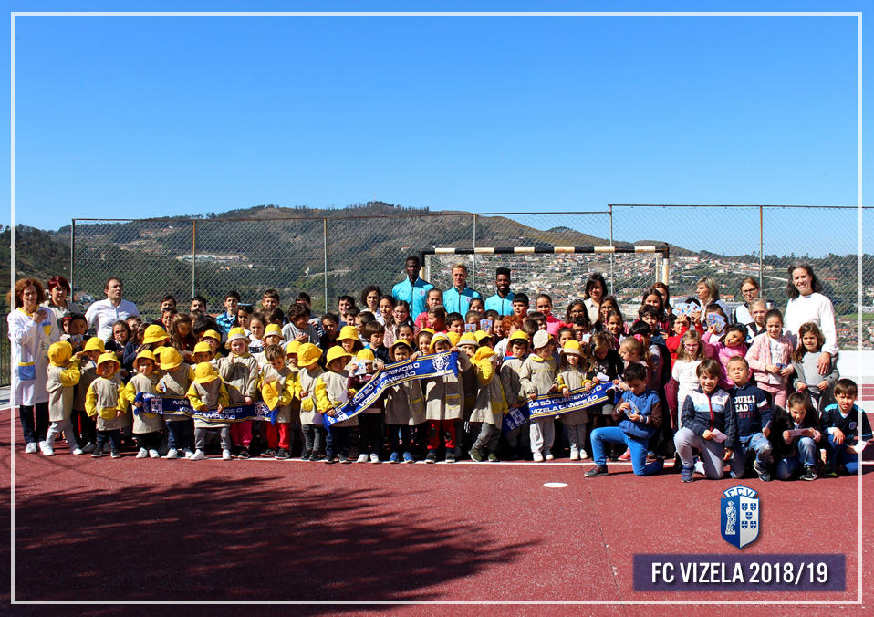 FC Vizela visitou EB/JI do Monte