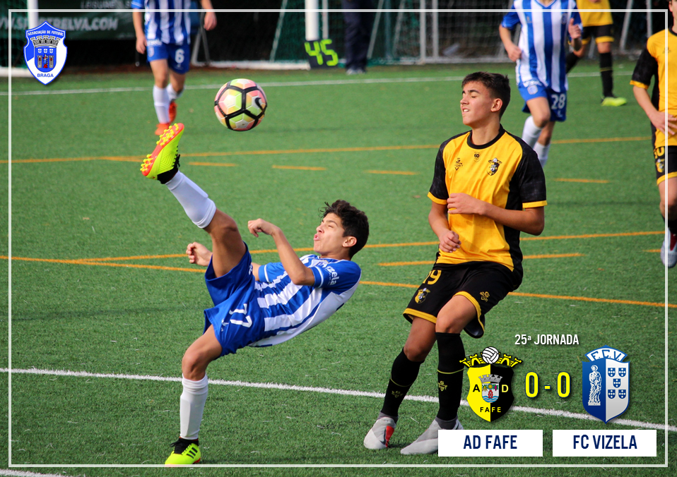 Sub-15 garantiram ponto importante em Fafe