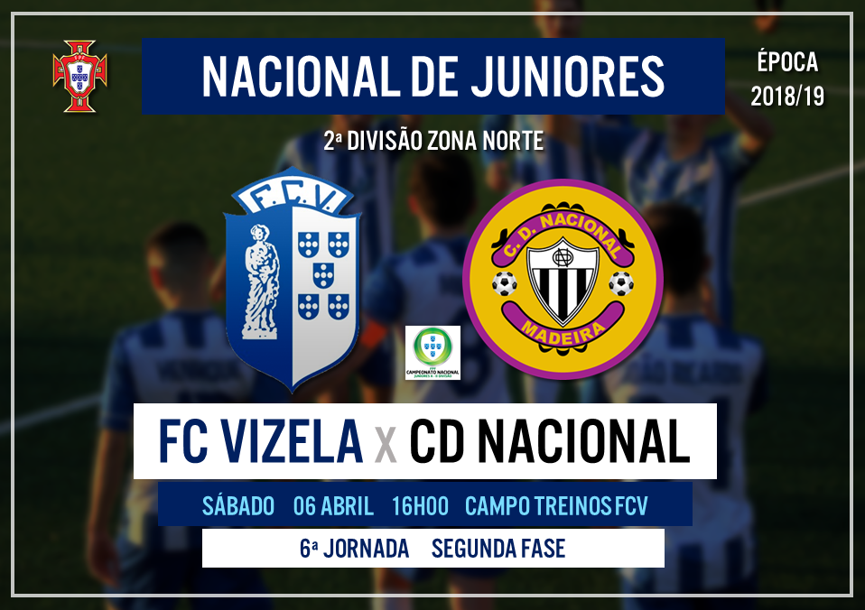 Juniores recebem Nacional da Madeira este sábado