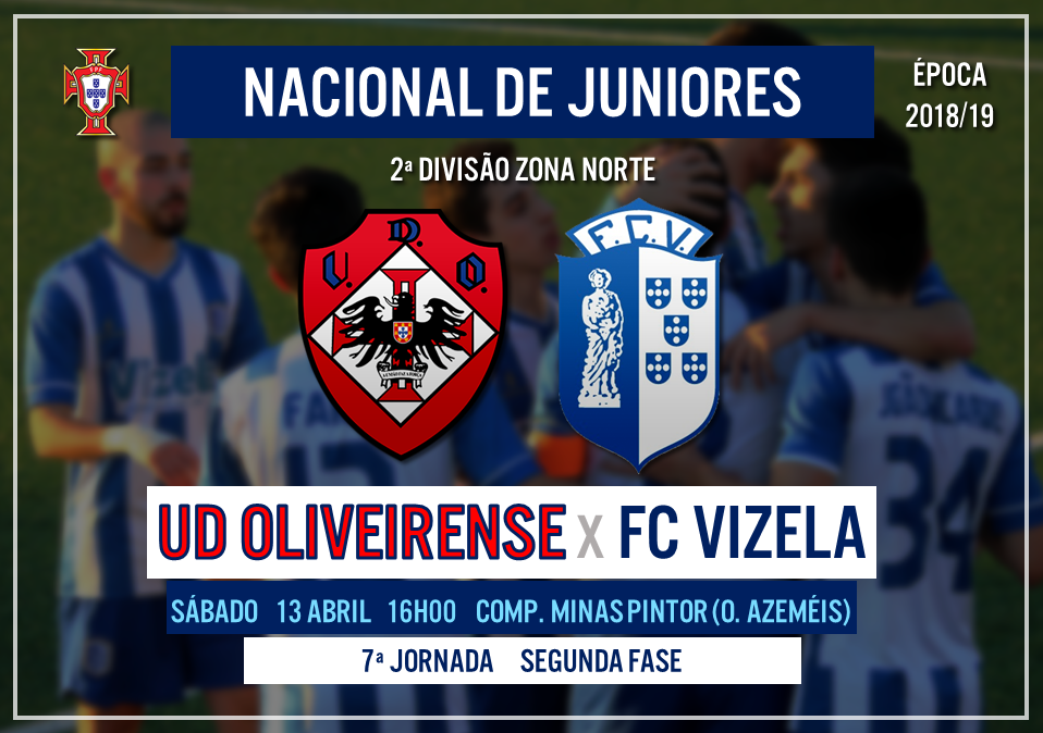 Sub-19 defrontam UD Oliveirense